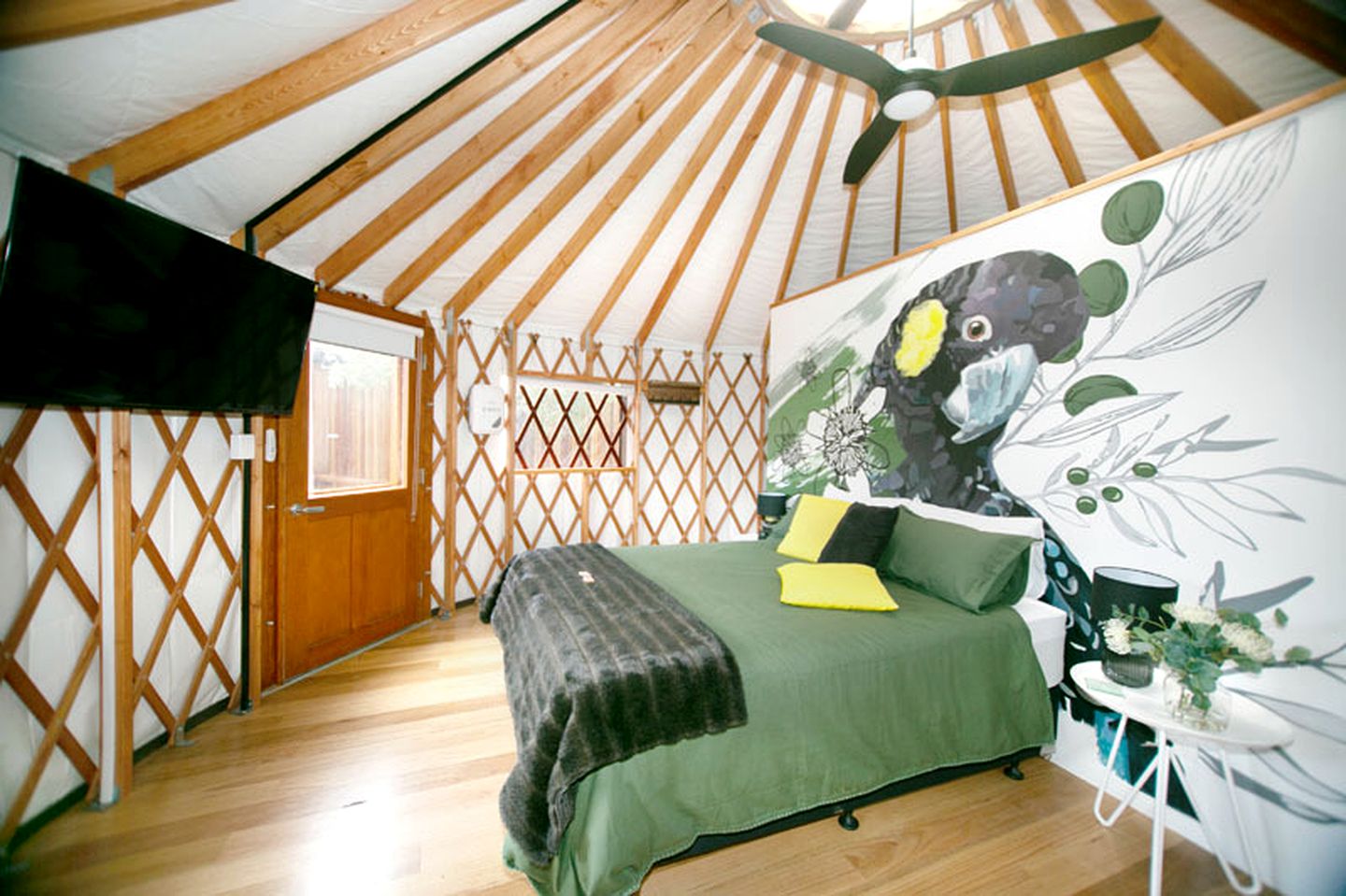 Luxury Yurt Rental for Romantic Glamping Vacations in Jumbunna, Victoria