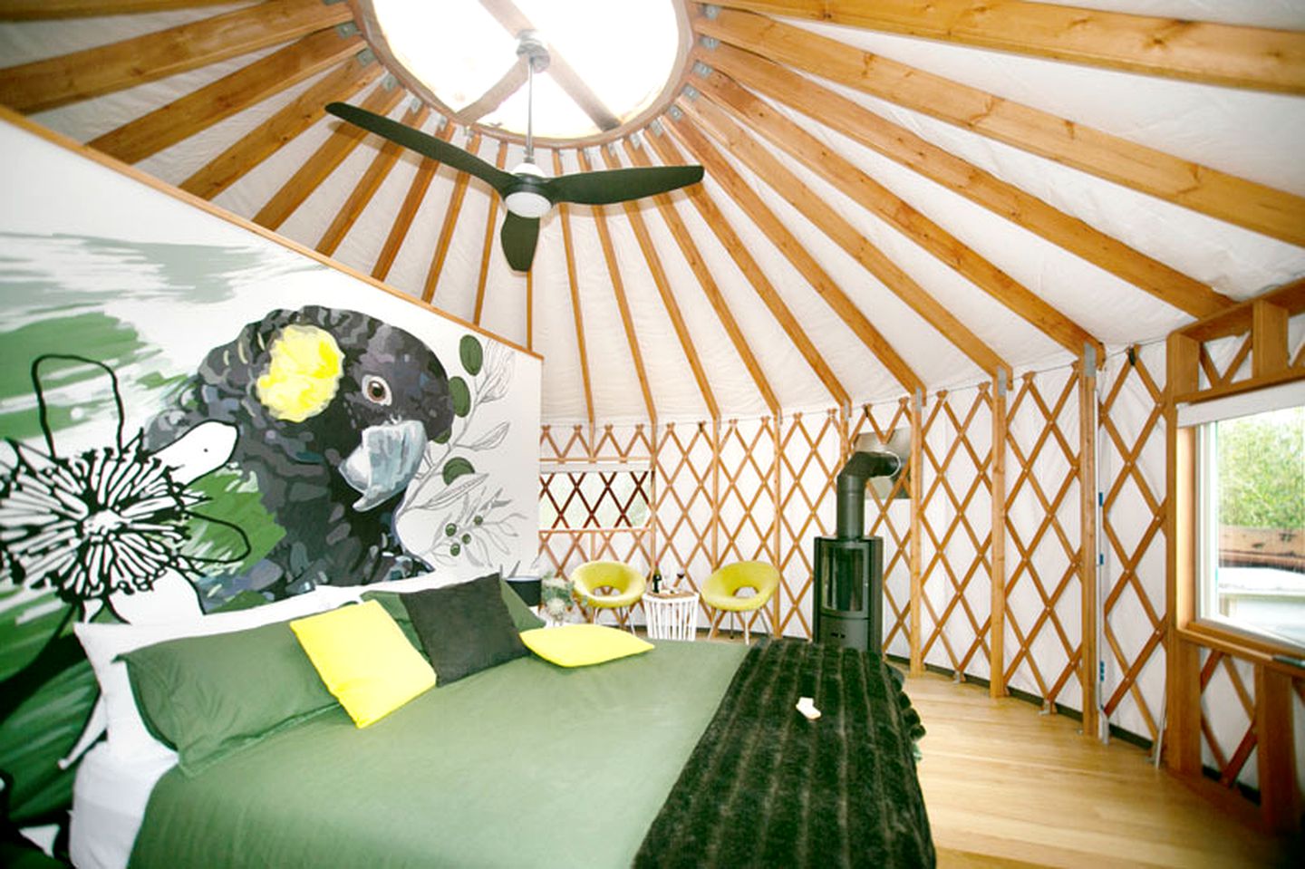 Luxury Yurt Rental for Romantic Glamping Vacations in Jumbunna, Victoria