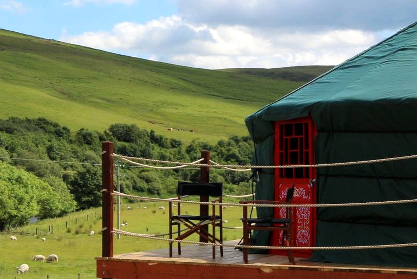 Luxury Yurts near Edinburgh, Scotland