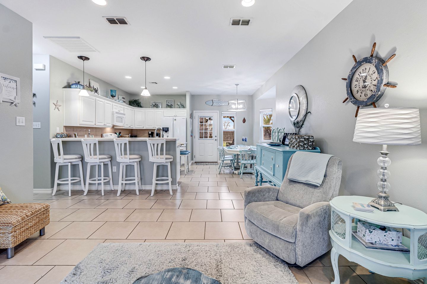 Cozy Coastal Escape with Covered Veranda and Game Room Minutes from Downtown Rockport TX