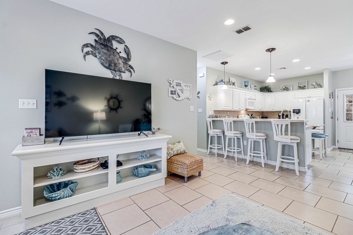 Cozy Coastal Escape with Covered Veranda and Game Room Minutes from Downtown Rockport TX