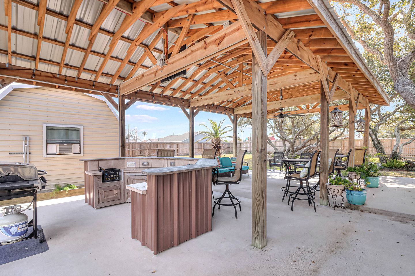 Cozy Coastal Escape with Covered Veranda and Game Room Minutes from Downtown Rockport TX