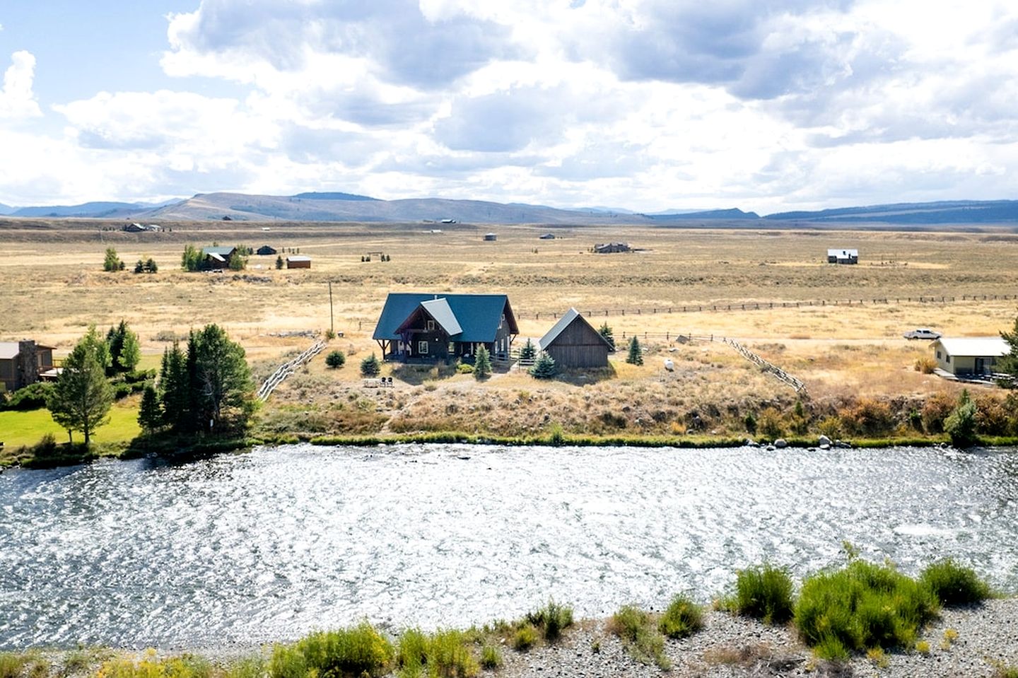 Remote Riverfront Cabin with Porch and Amazing Views in Montana