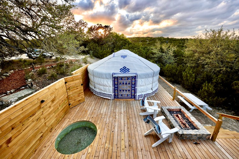 Stunning Yurt for a Romantic Getaway in Dripping Springs, Texas