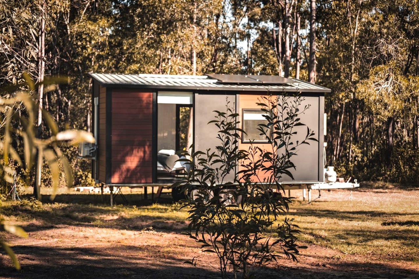 Magic Mirrored Tiny House with Sauna in Queensland, Australia