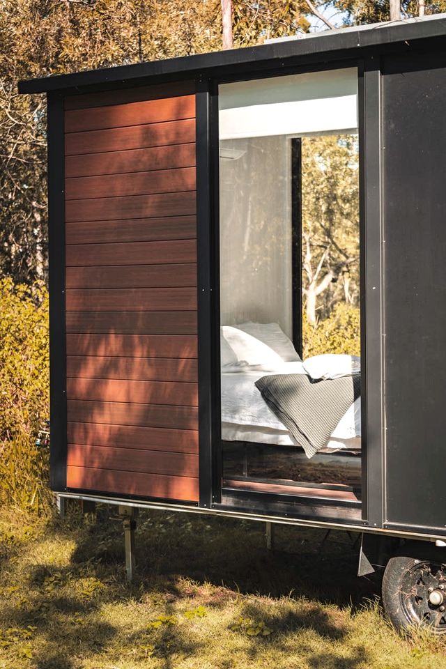 Magic Mirrored Tiny House with Sauna in Queensland, Australia