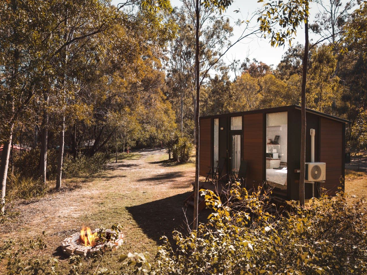 Magic Mirrored Tiny House with Sauna in Queensland, Australia