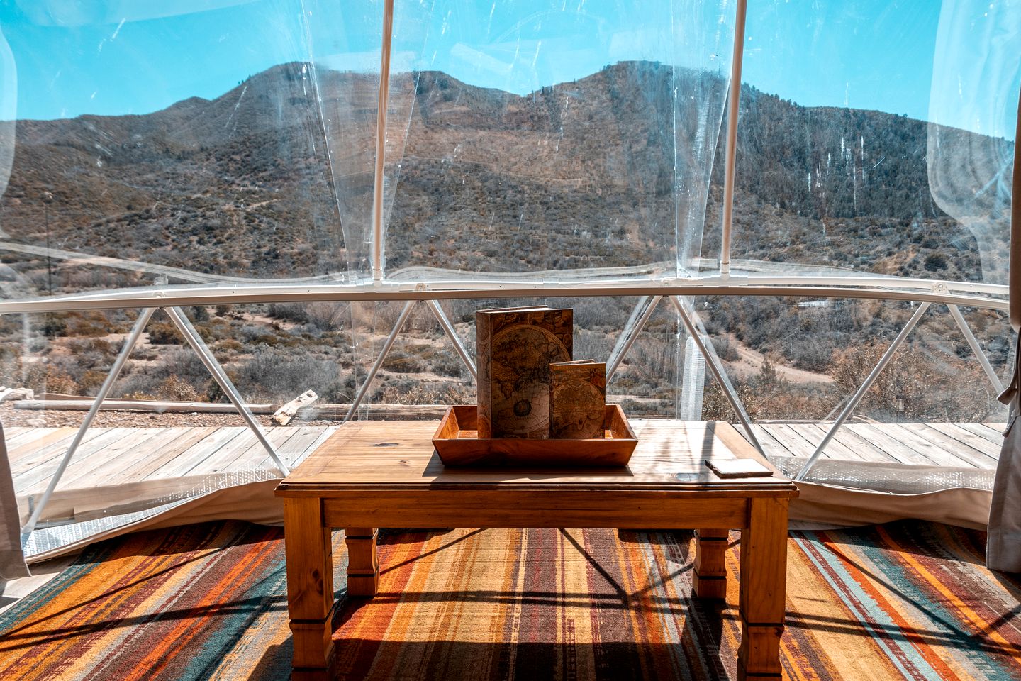 Tranquil Desert Retreat in a Geodesic Dome with Scenic Views in Las Vegas, Nevada