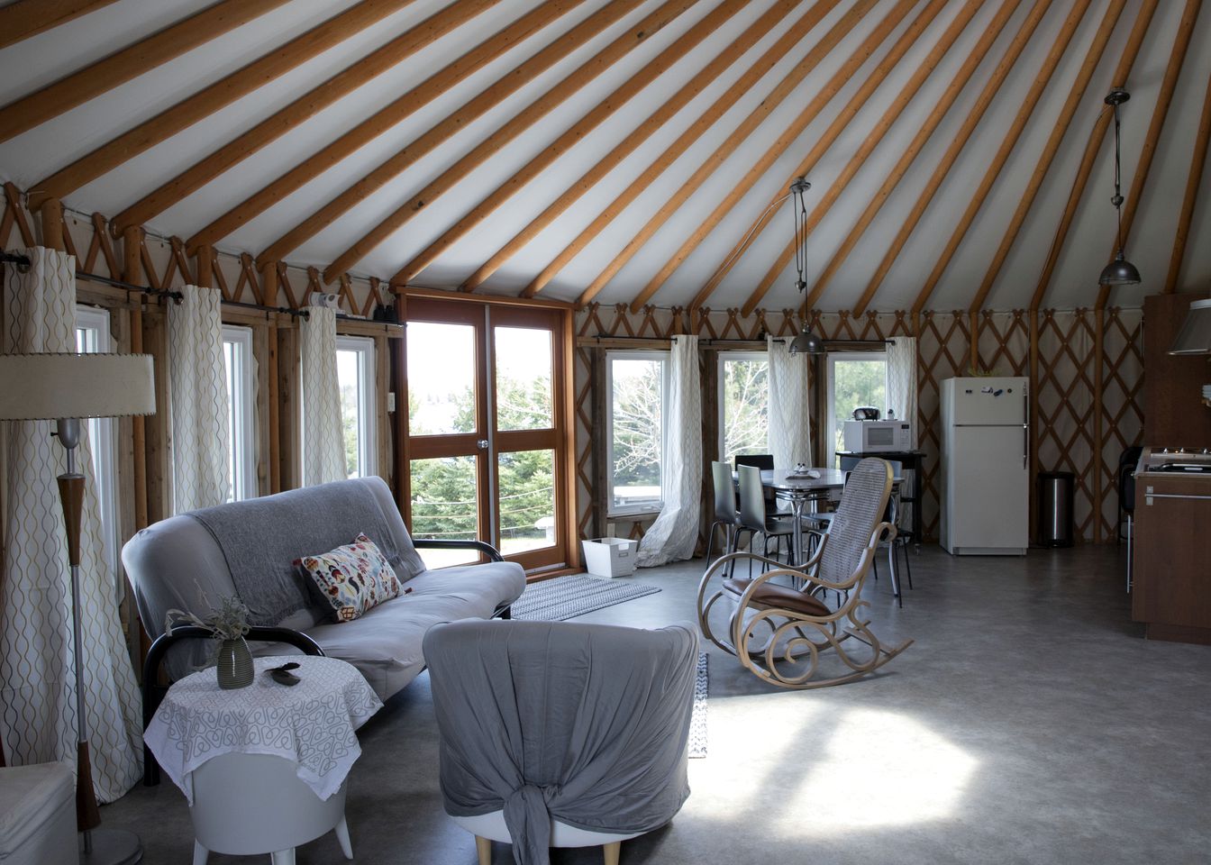 Yurt Rental near Rexton in New Brunswick