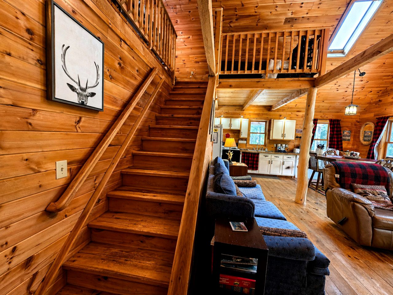 Rustic-Chic Cabin Getaway with Trails, Stream & Peaceful Setting in Shirley, Maine