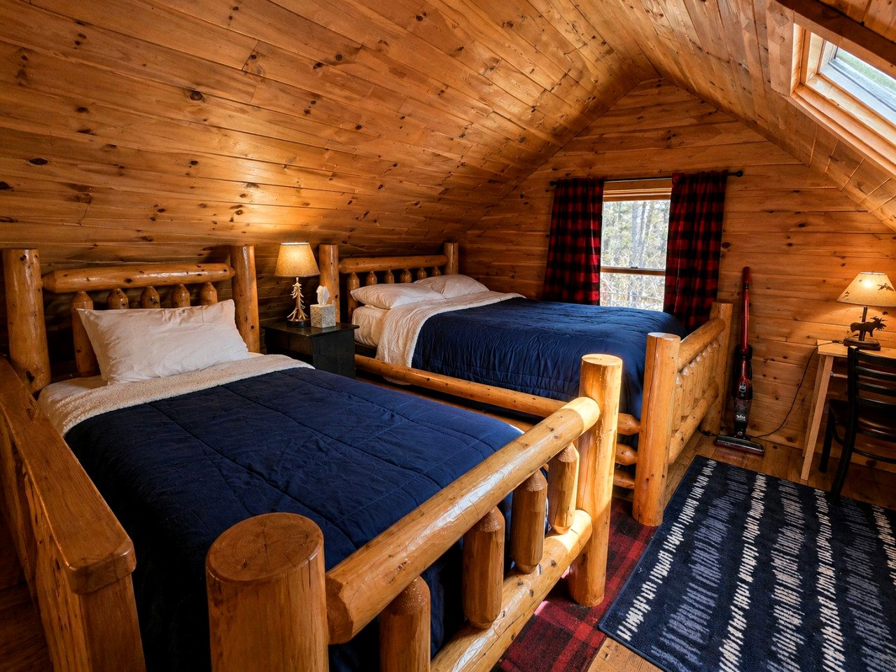 Rustic-Chic Cabin Getaway with Trails, Stream & Peaceful Setting in Shirley, Maine