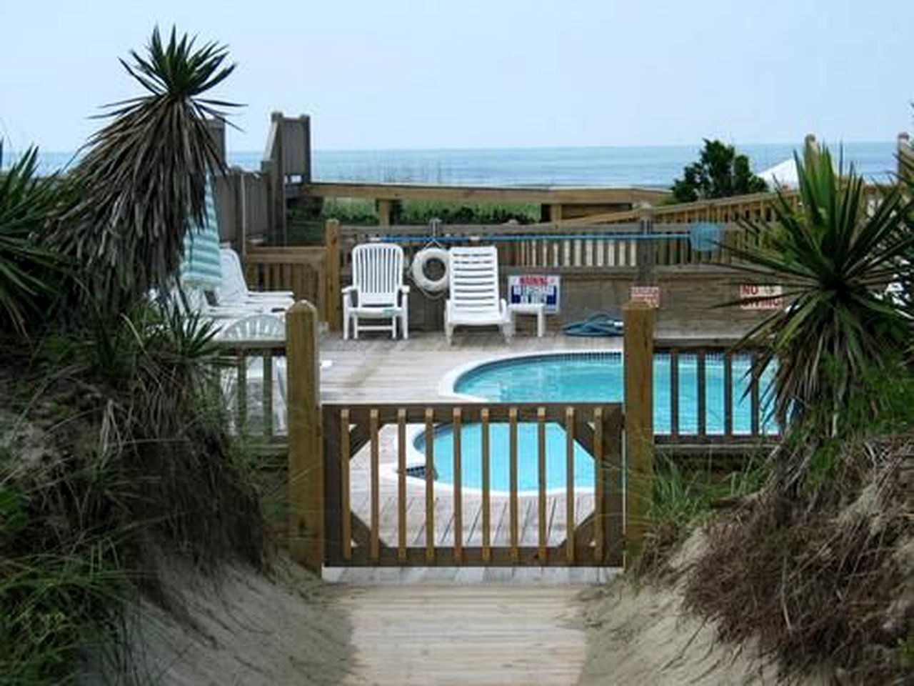 Oceanfront Group Rental with Private Pool near Holden Beach, North Carolina