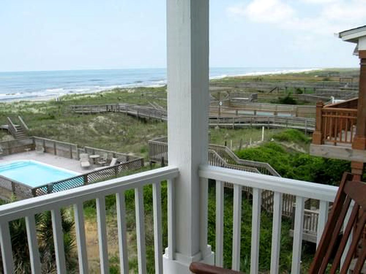 Oceanfront Group Rental with Private Pool near Holden Beach, North Carolina