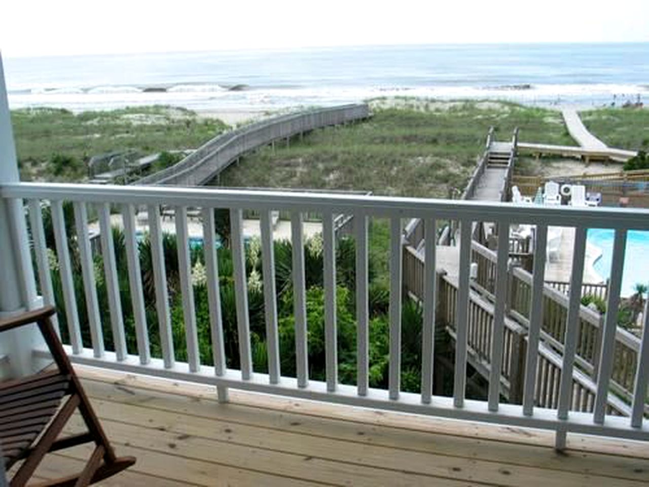 Oceanfront Group Rental with Private Pool near Holden Beach, North Carolina