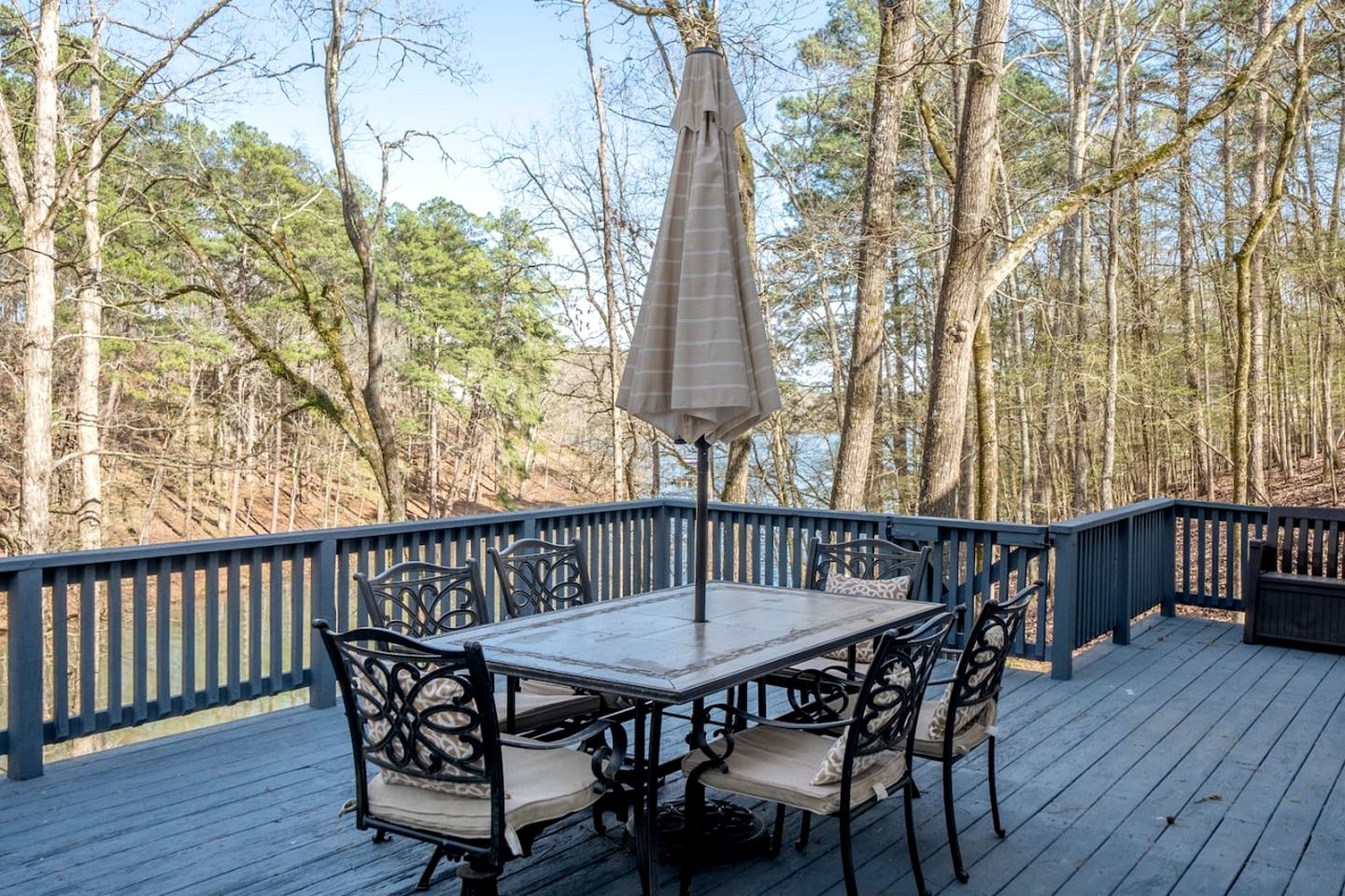 Riverfront Cabin with Deck and Rustic Charm in Arkansas