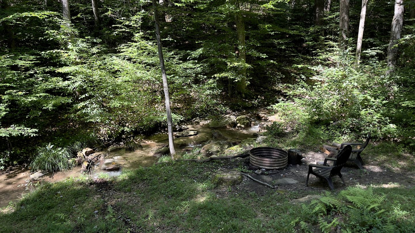 Cute Cabin with Hot Tub and Fire Pit in Bruceton Mills, West Virginia
