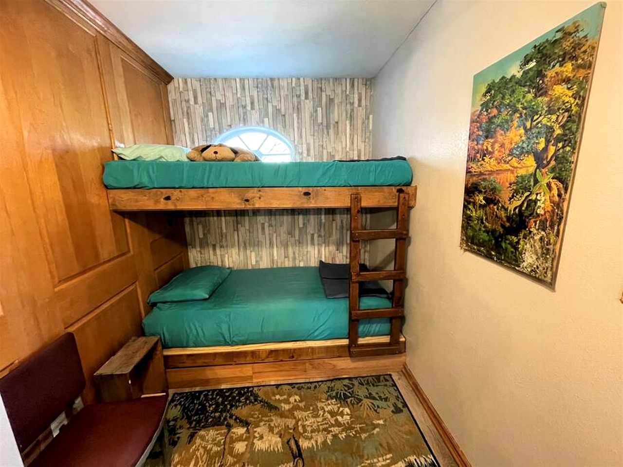 Two-Story Cabin Rental for Large Groups along Hamilton Creek in Marble Falls, Texas