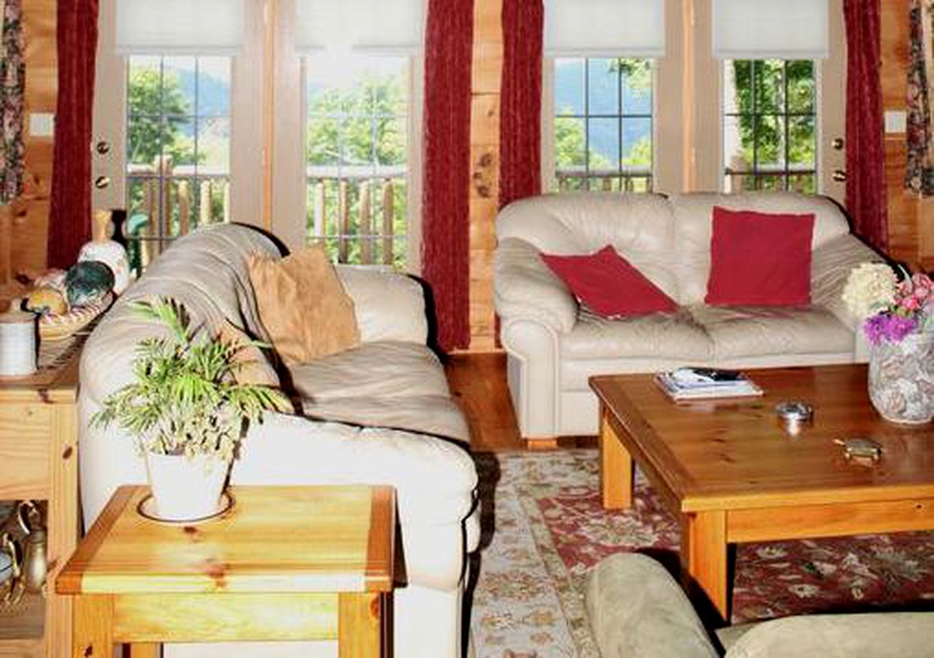 Impressive Log Cabin with a Private Hot Tub in Mars Hill, North Carolina