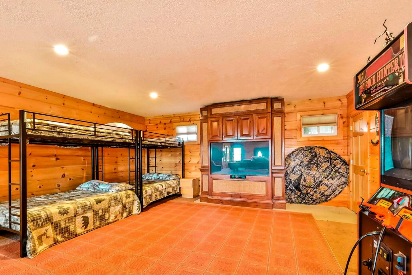 Expansive Getaway Designed for Gatherings with Game Room & Scenic Decks in Stamford, New York