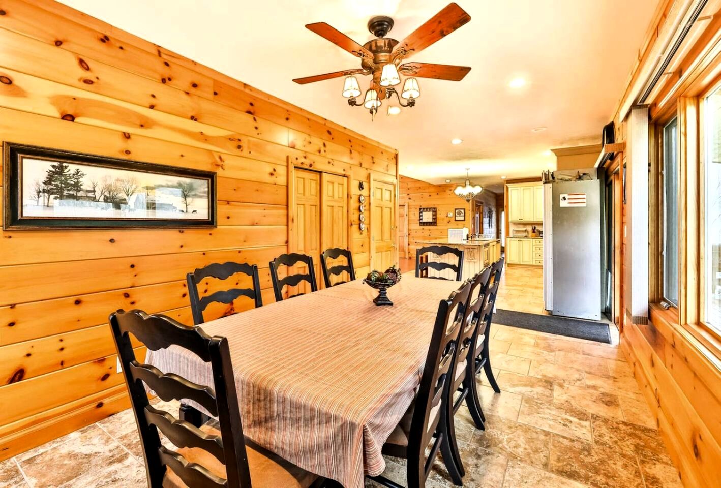 Expansive Getaway Designed for Gatherings with Game Room & Scenic Decks in Stamford, New York