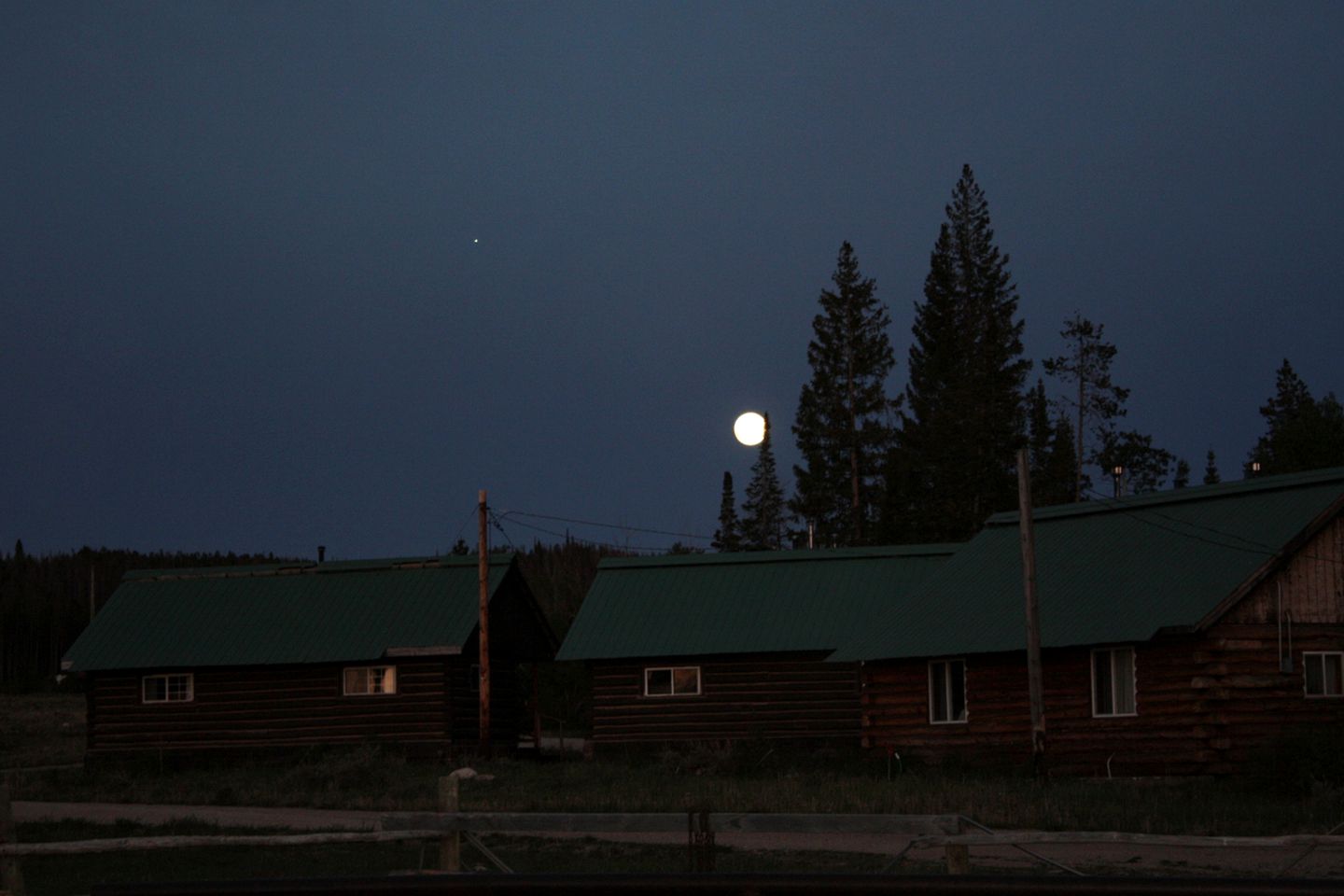 Log Cabin in Medicine Bow National Forest, Wyoming