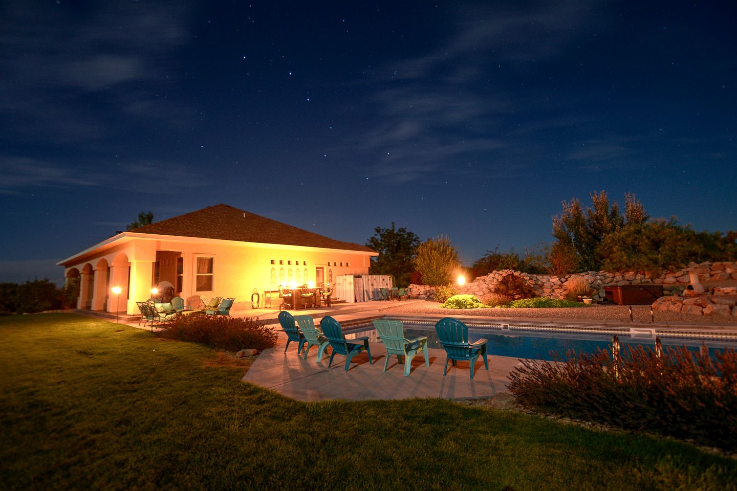 Mediterranean-Style Villa Rental with a Pool near Grand Junction, Colorado