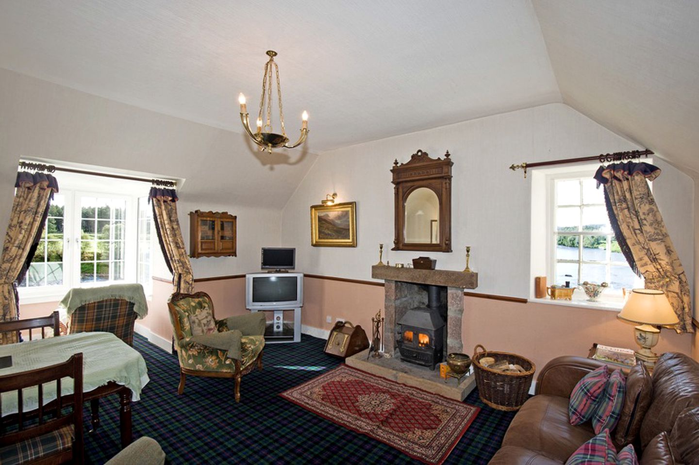 Rustic Riverside Cottage Rental near the Forest of Birse in Aboyne, Scotland