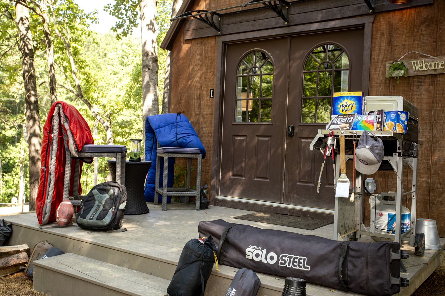 Cute Tiny House Glamping Rentals in Mill Spring, North Carolina