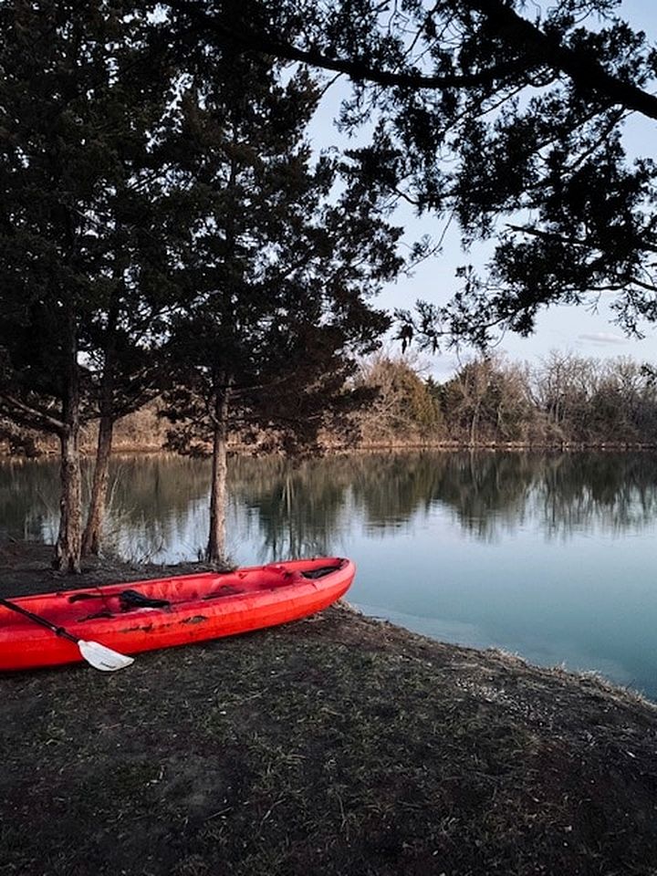 Peaceful Mini A-Frame Stay with Fire Pit & Grill in Humboldt, Kansas