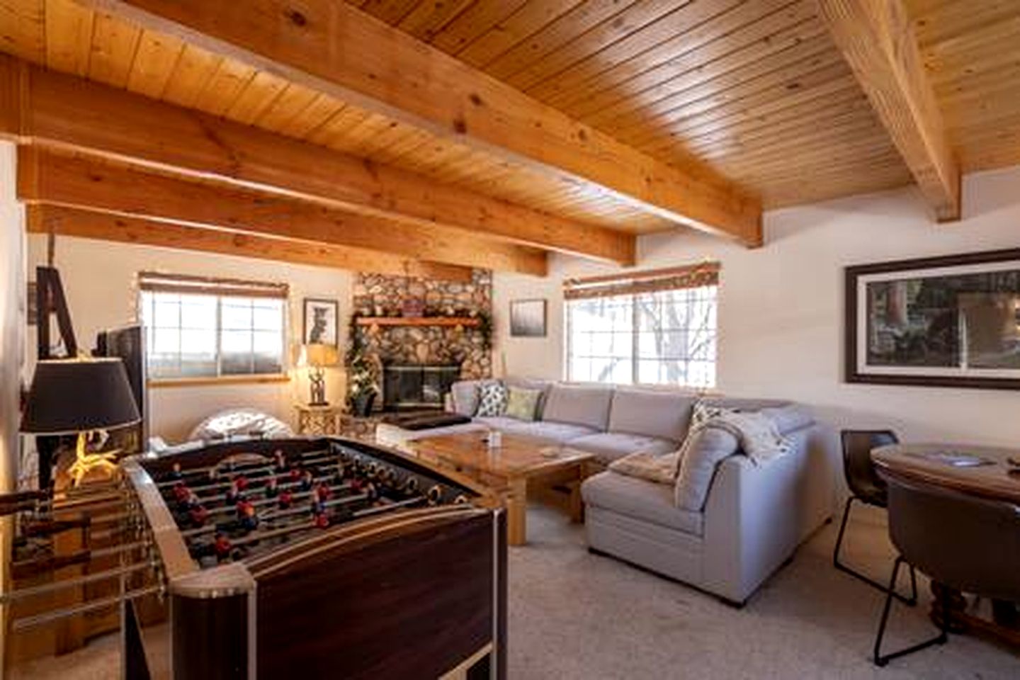 Family-Friendly Cabin with Foosball Table and Cozy Interior in California