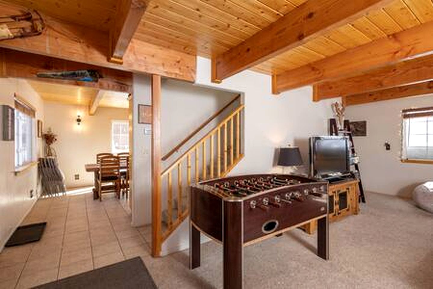 Family-Friendly Cabin with Foosball Table and Cozy Interior in California