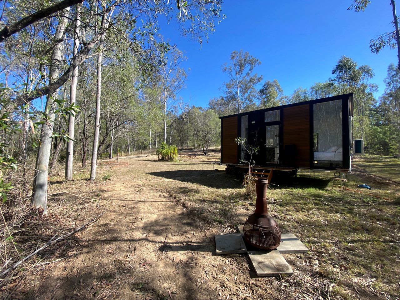 Magic Mirrored Tiny House with Sauna in Queensland, Australia