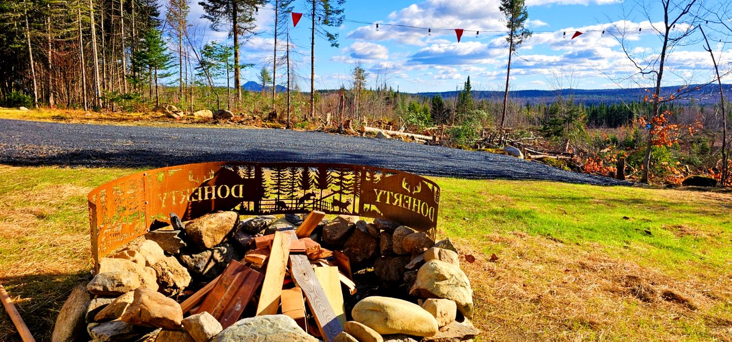 Amazing Wooden Cabin Surrounded by Trees in Greenville, Maine