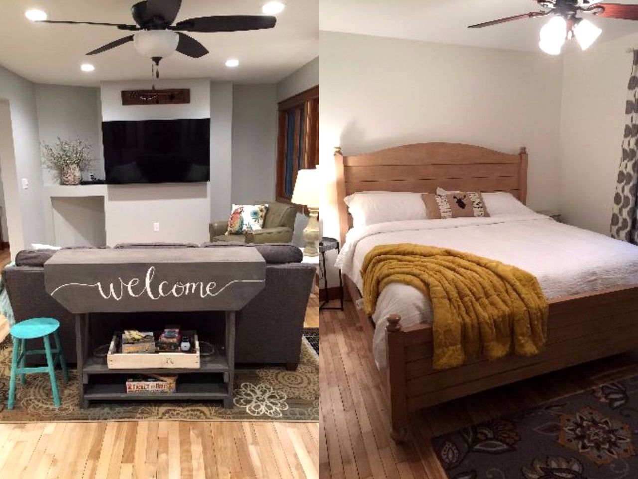 Beautiful Lakeside Cabin with a Stone Fireplace near Cornucopia, Wisconsin