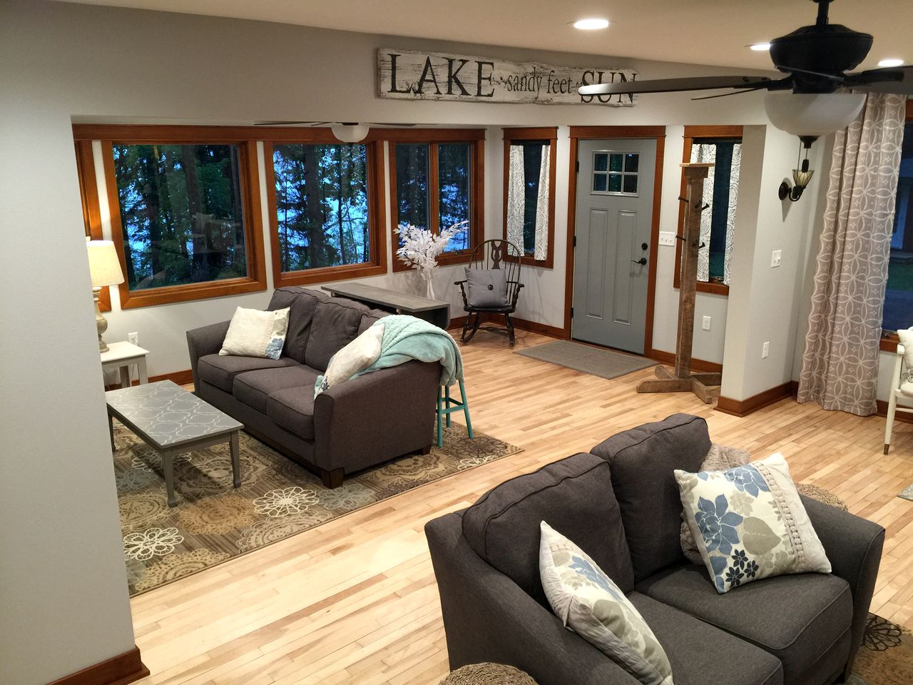 Beautiful Lakeside Cabin with a Stone Fireplace near Cornucopia, Wisconsin