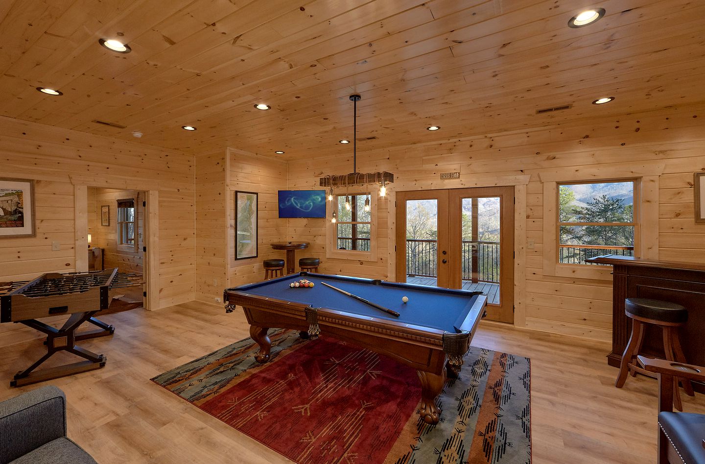 Luxury Large Glamping Destination with Private Hot Tub and Home Theater in Gatlinburg, Tennessee