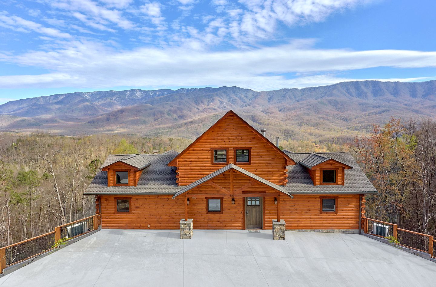 Luxury Large Glamping Destination with Private Hot Tub and Home Theater in Gatlinburg, Tennessee