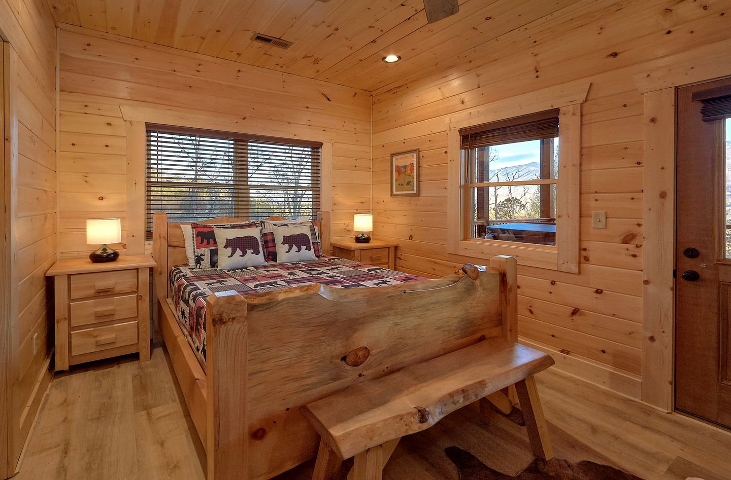 Luxury Large Glamping Destination with Private Hot Tub and Home Theater in Gatlinburg, Tennessee