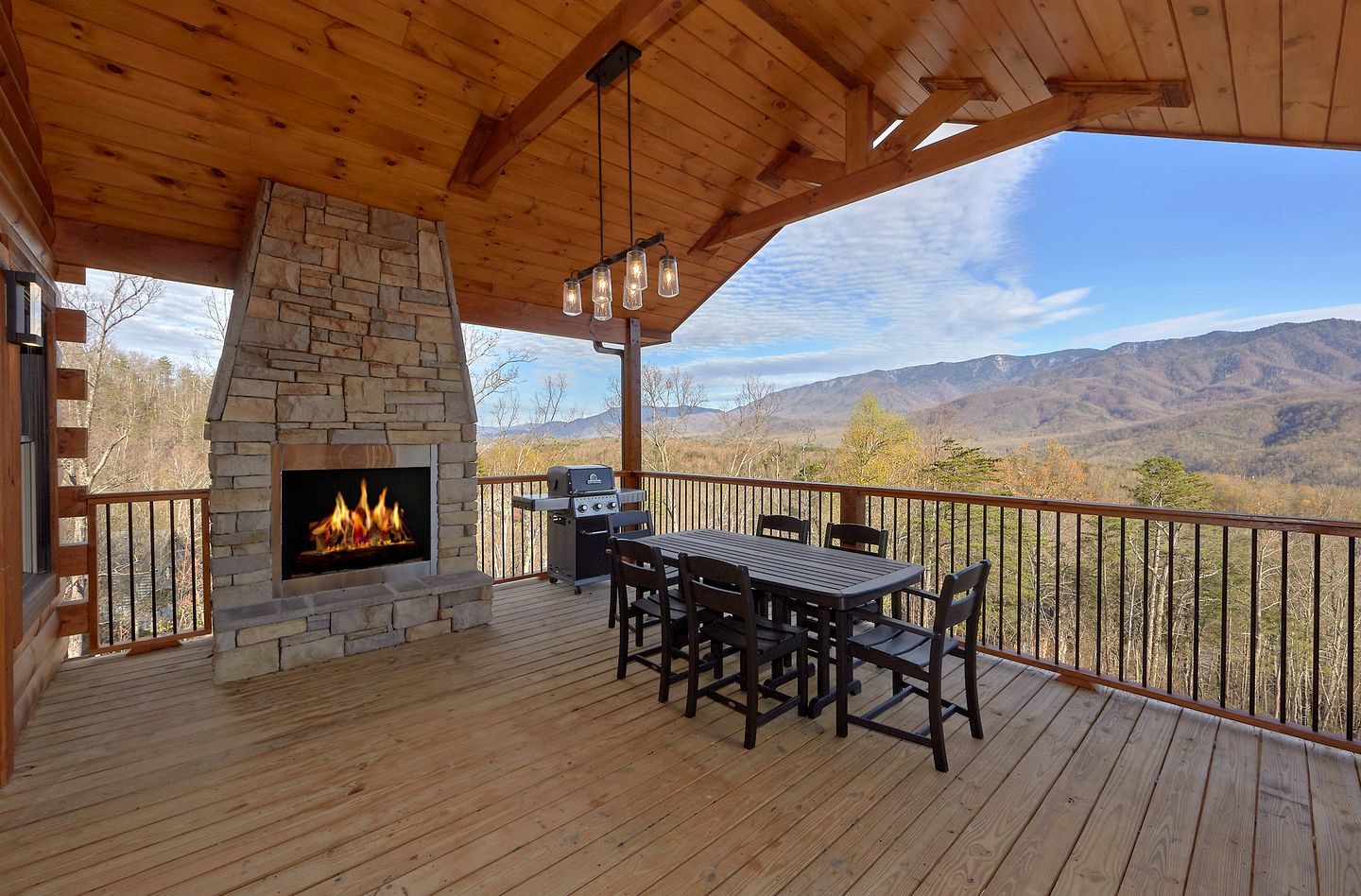 Luxury Large Glamping Destination with Private Hot Tub and Home Theater in Gatlinburg, Tennessee