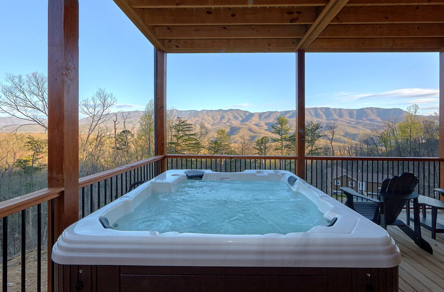 Luxury Large Glamping Destination with Private Hot Tub and Home Theater in Gatlinburg, Tennessee