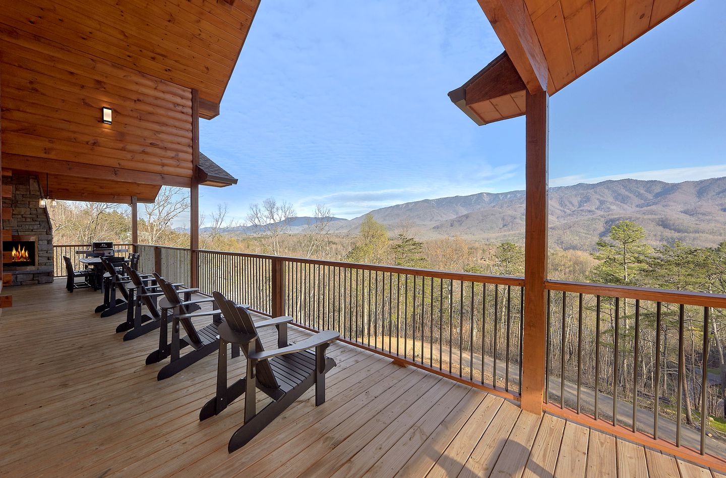 Luxury Large Glamping Destination with Private Hot Tub and Home Theater in Gatlinburg, Tennessee