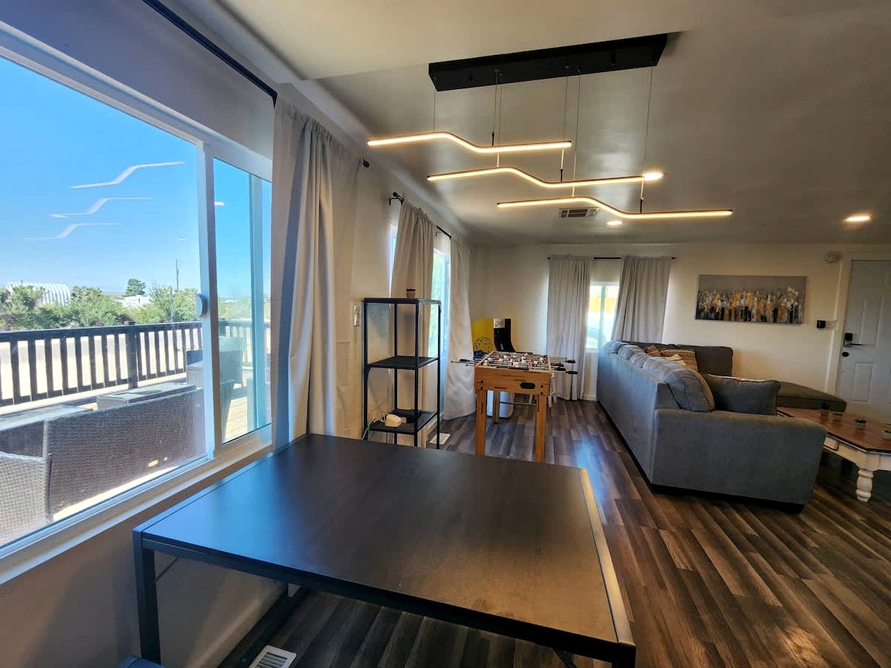 Modern Cabin with  Arcade, Foosball Table and Fire Pit in Meadview, Arizona