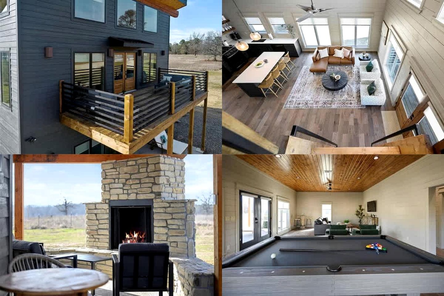 Modern Luxury Cabin with Game Room, Hot Tub & Fire Pit Near Beavers Bend, Broken Bow OK