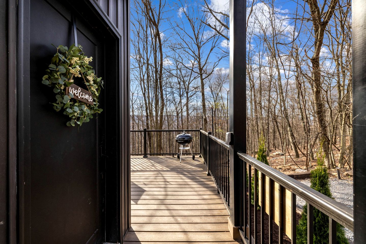Rustic-Modern Cabin Escape with Hot Tub & Sauna in Great Cacapon, West Virginia