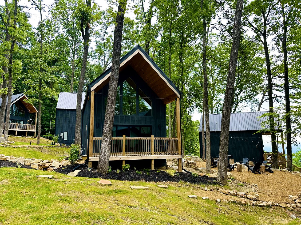Modern Cottage with Fire Pit in Sevierville, Tennessee