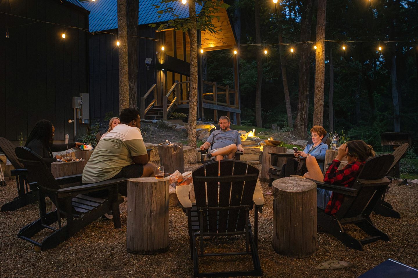 Modern Cottage with Fire Pit in Sevierville, Tennessee