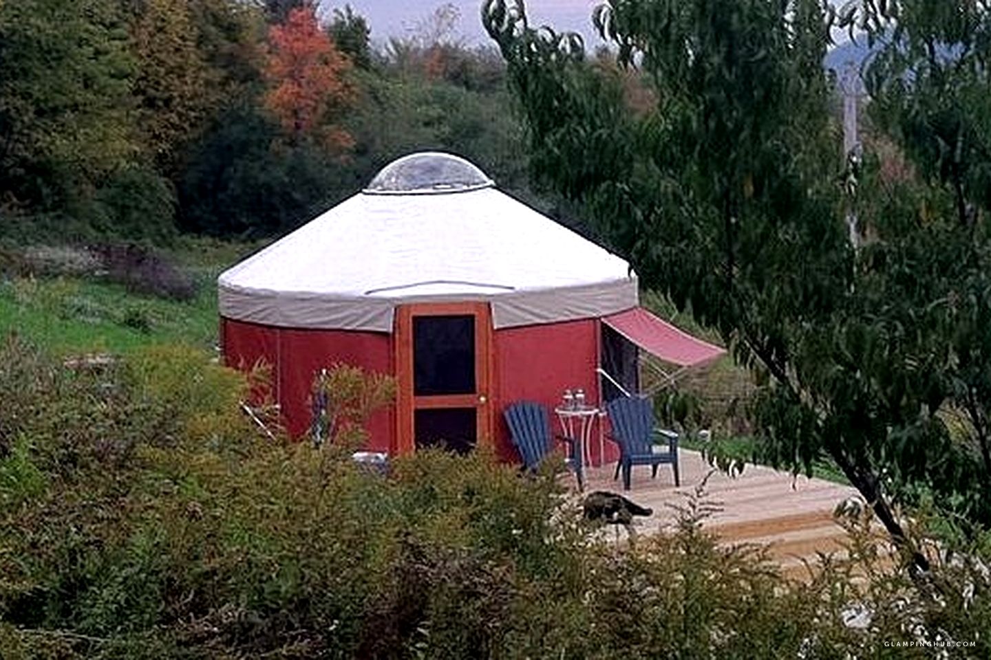 Yurt Rental in Waterville, Upstate New York