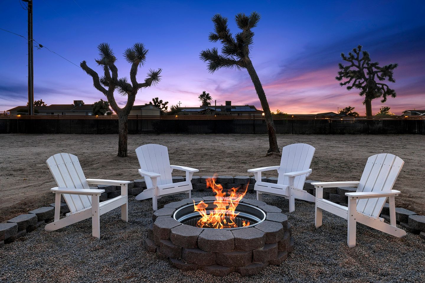 Dreamy Vacation Rental with Fire Pit and Fantastic Desert Views in Yucca Valley, California