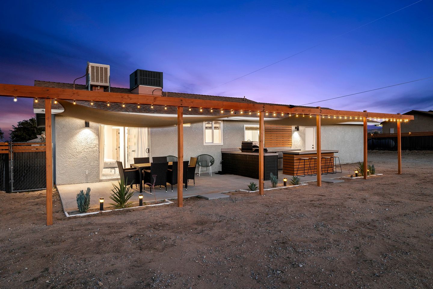 Dreamy Vacation Rental with Fire Pit and Fantastic Desert Views in Yucca Valley, California