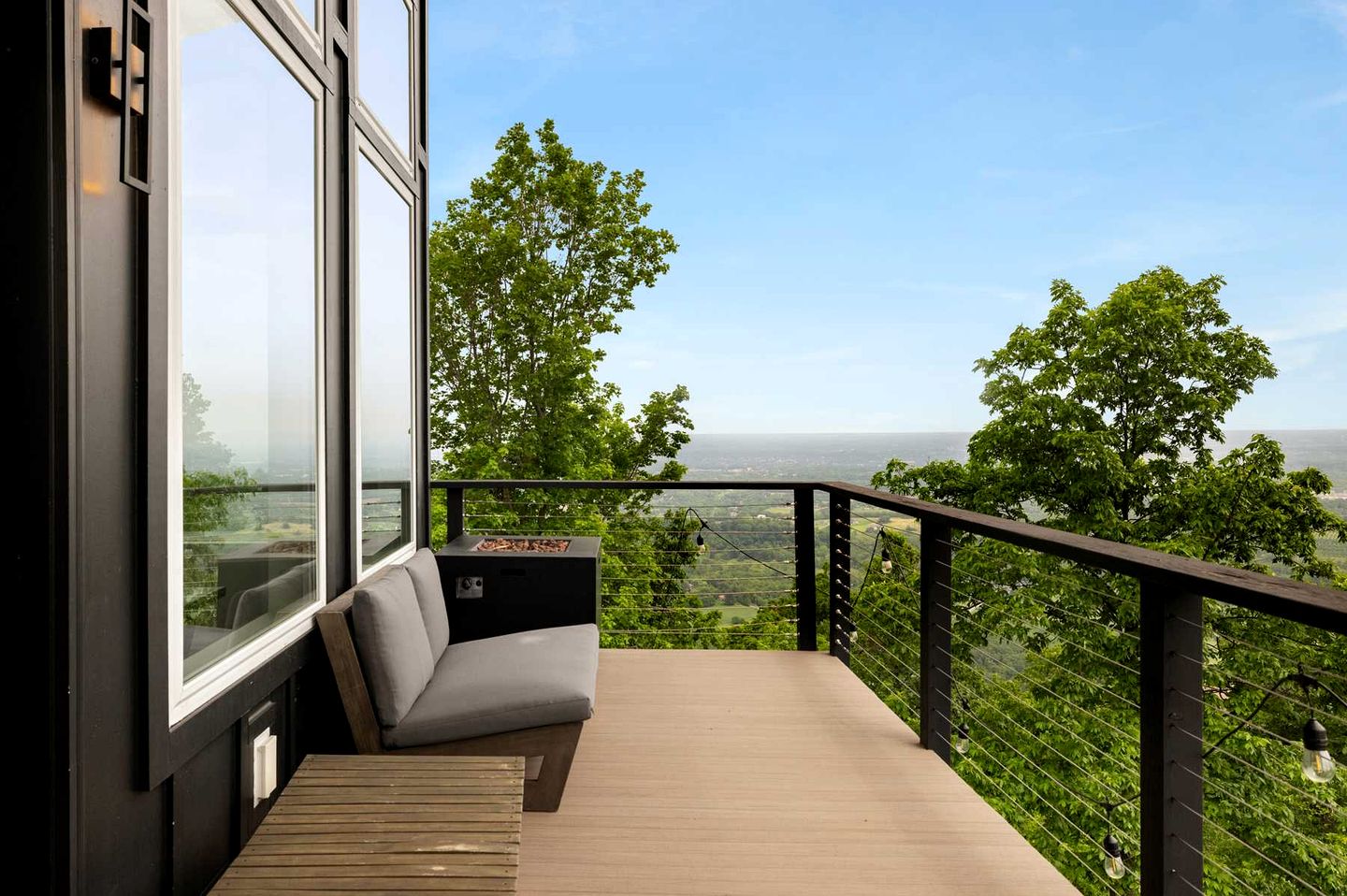 Scenic Getaway Cabin w/ Fire Pit, Deck & Panoramic Views in Martinsburg, WV